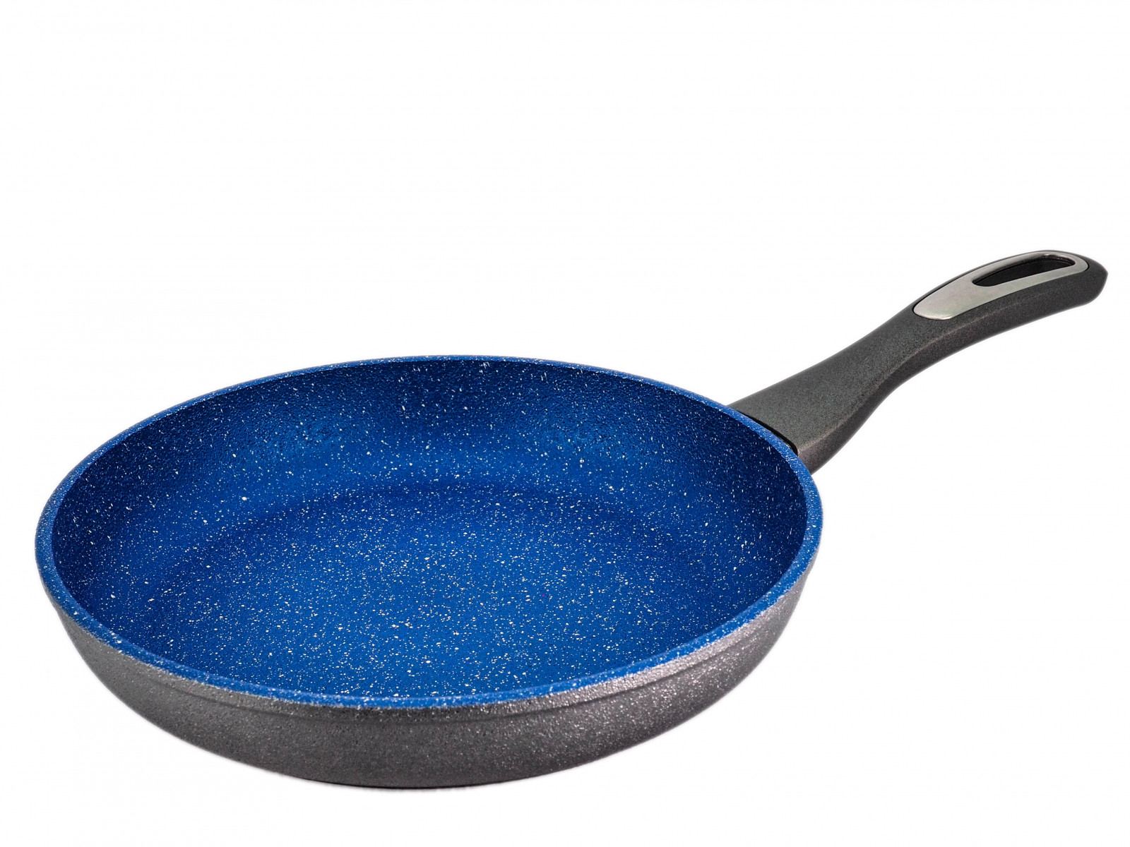 Сковорідка Lessner Stone Line 88360 має антипригарне покриття синього кольору